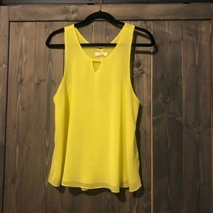 Neon Yellow Tank